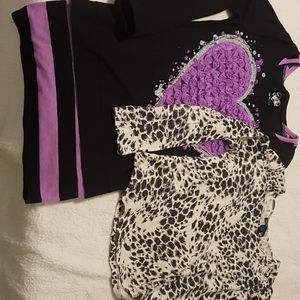 Lot of 2 long sleeve t shirts